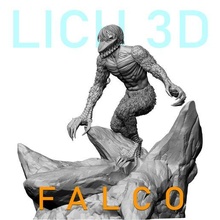falco - attack titan - shingeki kyojin 3d print model - Mito3D