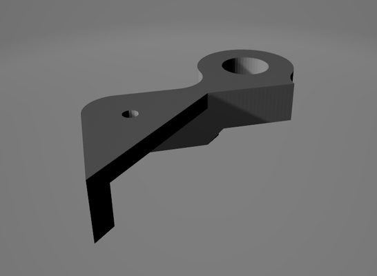 falcon 2 laser bracket v3 0 y offset creality pointer 3d print model - Mito3D