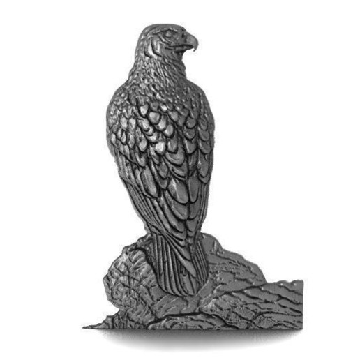 şahin kısma cnc kartal kuş Sanat deko duvar Sanatı 3D print model - Mito3D