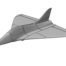 falcon jet gadget aeroplane plane radiocontrolledolane edfjet 3dprintedplane rcplane 3d print model - Mito3D