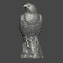 falcon statue art animal 3d print model - Mito3D