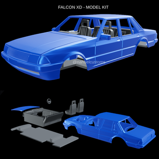 falcon xd - model kit diecast custom rc r c slot australian australia 3d print model - Mito3D