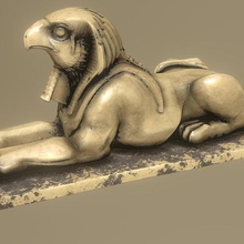 falcão a arte horus egito-escultura 3dprint 3dprinting egípcio estátuas modelo areia ra ankh tombstone anubis de idade deuses 3d print model - Mito3D