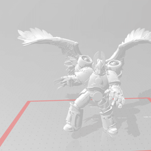 fallen angels daemon prince game 40k chaos dark demon warhammer games 3d print model - Mito3D