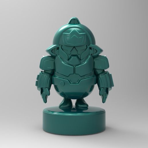 Fallguys Falltron jouet d'art 3D print model - Mito3D