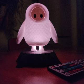 Fallguys Nachtlicht Nacht Licht rgb wled Kontrolle Spielzeug Kind 3d print model - Mito3D