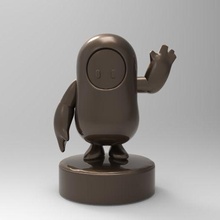 Fallguys piel clásico juguete arte 3d print model - Mito3D