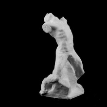 queda homem mus Rodin Paris arte 3d print model - Mito3D