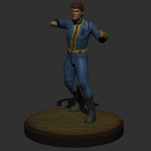 fallout - vault male knuckle dusters 3d print model - Mito3D