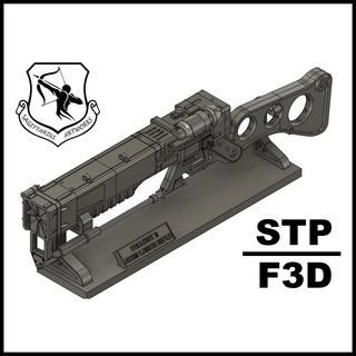 fallout 3 - aer9 laser rifle step & f3d Various fallout3 cosplay prop 3d print model - Mito3D