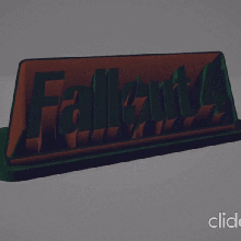 fallout 4 masa dekorasyonu gadget mutant post-apokaliptik nükleer fallout4 3d print model - Mito3D