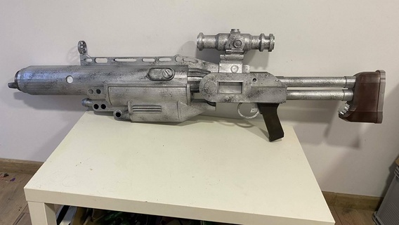 fallout 4 extended assault rifle 3d print model - Mito3D
