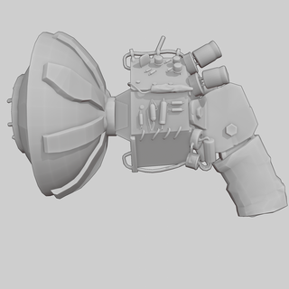 ausfallen 4 Gamma Gewehr Cosplay Kunst Bethesda fallout4 fallout76 76 Pipboy Fallouts Cosplays Außerirdischer Kryolator Gatling Stütze 3d print model - Mito3D