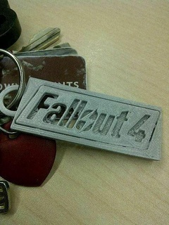fallout 4 keychain improved fallout fallout 4 nova scotia vault902 keychains  3d print model - Mito3D
