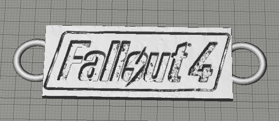 fallout 4 nameplate necklace tag fallout fallout 4 novascotia vault902 keychains  3d print model - Mito3D