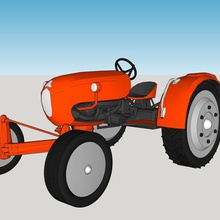 fallout 4 tracteur jeu les retombées 3d print model - Mito3D