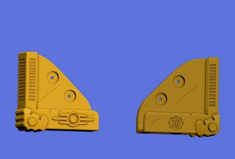fallout 76 wall bracket tablets Home bethesda fallout76 zbrush household 3d print model - Mito3D