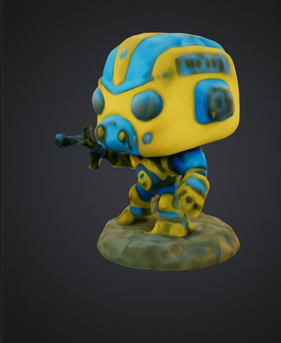 caer funko popular juego juguetes juguete canguelo modelo creación 3d print model - Mito3D