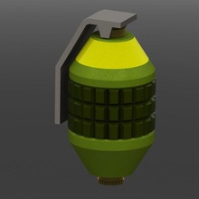 fallout 3 hand grenade game cosplay 3d print model - Mito3D