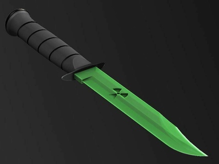 ausfallen Messer Cosplay Waffe Stütze 3d Drucken 3d print model - Mito3D