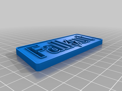 fallout magnet tray 2d art 3d print model - Mito3D