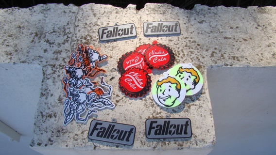 fallout medal game gamer 3d print model - Mito3D
