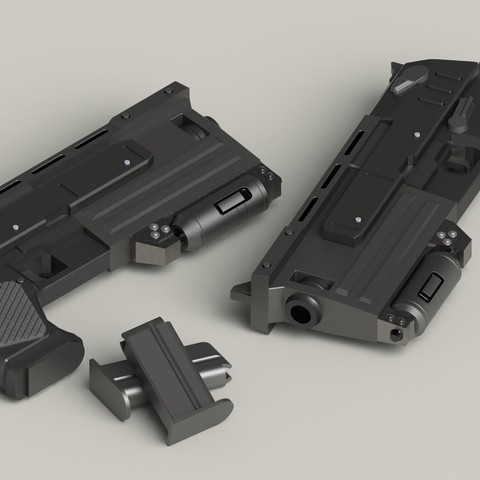 fallout 3 10mm pistolet jeu cosplay prop réplique 3D print model - Mito3D