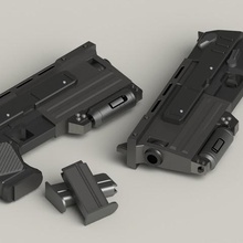 fallout 3-10mm-Pistole Spiel cosplay prop Replik 3d print model - Mito3D