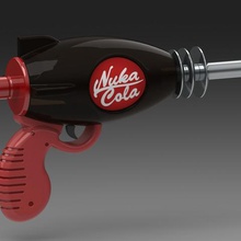 fallout 4 nuka cola pistola gioco prop replica 3d print model - Mito3D