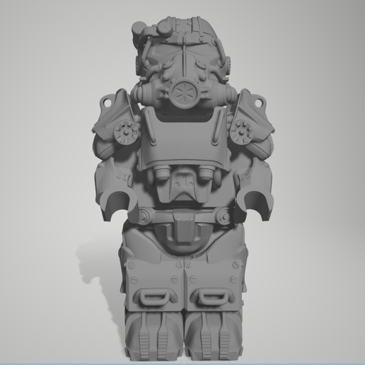 fallout t60 armor lego compatible game power t-60 3D print model - Mito3D