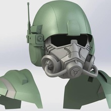 fallout elite riot gear vegas zırh yeni cosplay kostüm ncr ranger elit isyan 3d print model - Mito3D