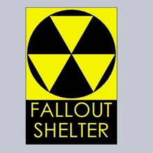 falout rifugio segno art segni loghi la sopravvivenza riparo radiazioni prepper antiatomico fallout 3d print model - Mito3D
