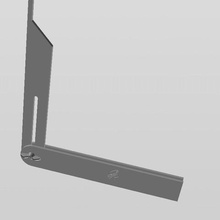 false bracket tool action fausse equerre 3d print model - Mito3D