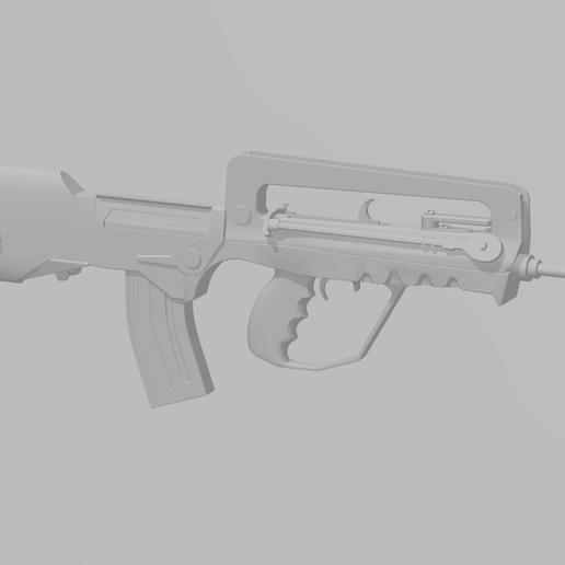 famas g2 francés Francia militar modelo modelado 135 munición arma 1 35 Ejército 3D print model - Mito3D