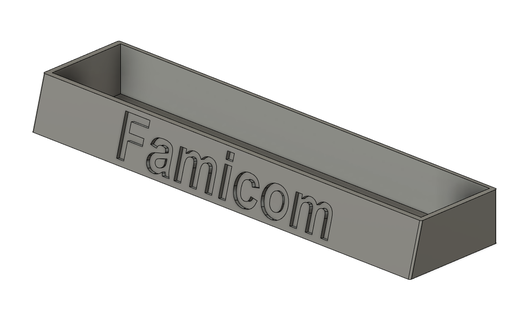 famicom game stand - 1 famicom gamestand retro gaming storage nintendo retrogaming  3d print model - Mito3D