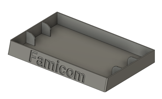 famicom juego estante soporte 3 mesa retro azar almacenamiento nintendo retrojuegos 3d print model - Mito3D