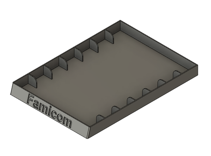 famicom juego estante soporte 7 mesa retro azar almacenamiento nintendo retrojuegos 3d print model - Mito3D