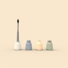 la famille personnalisable, porte-brosse à dents maison dagomerlin salle de bain 3d print model - Mito3D
