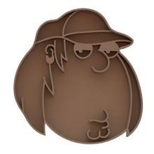 family guy chris griffin cookie cutter embosser peter lois 3d print model - Mito3D