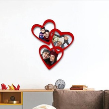 family hearts photo frame home memories pictures gadget living 3d 2d decor decoration wall artistic photos 3d print model - Mito3D