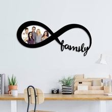 family infinity photo frame home memories pictures gadget living 3d 2d decor decoration wall artistic photos 3d print model - Mito3D