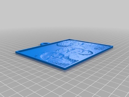 famille lithophane 2 personnalisé 2d art 3d print model - Mito3D