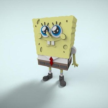 famous sponge art scans replicas bob design 3d print model - Mito3D