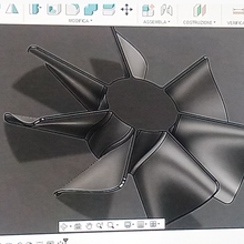 ventilador 130 mm herramienta herramientas arte turbo bricolaje diy madera soporte arduino rc turbina refrigerador ventilación usos domésticos 3d print model - Mito3D