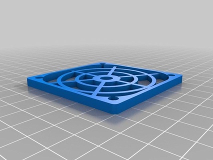 fan 60 grid customized 3d printer accessories 3d print model - Mito3D