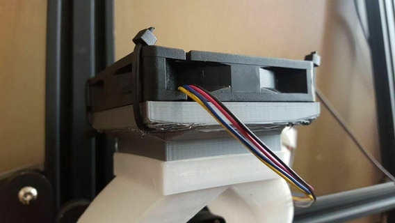 fan adapter - 50mm 70mm Tools 3d printer cooling hot end cr-10 part parts 3d print model - Mito3D
