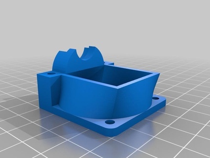 fan argento redesign fan support 3d printer accessories 3d printer  3d print model - Mito3D