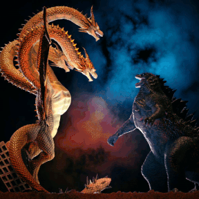 hayran Sanat Godzilla kral Ghidorah diyorama canavarlar king kong canavar Kent binalar Japonya Japonca 3d print model - Mito3D