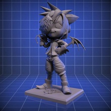 fan art kindom hearts nightmare sora chibi game kingdom before christmas anime figure collectable collectible 3d print model - Mito3D