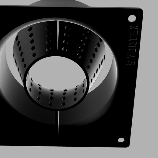 ventilador conducto 120mm antminer silenciador herramienta whatsminer bitcoin minería 3D print model - Mito3D